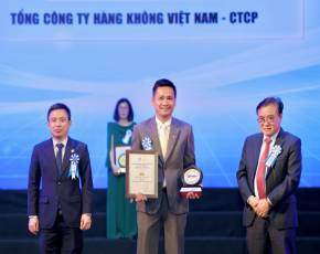 Vietnam Airlines 11 năm liên tiếp vào Top 10 Nhãn hiệu nổi tiếng Việt Nam